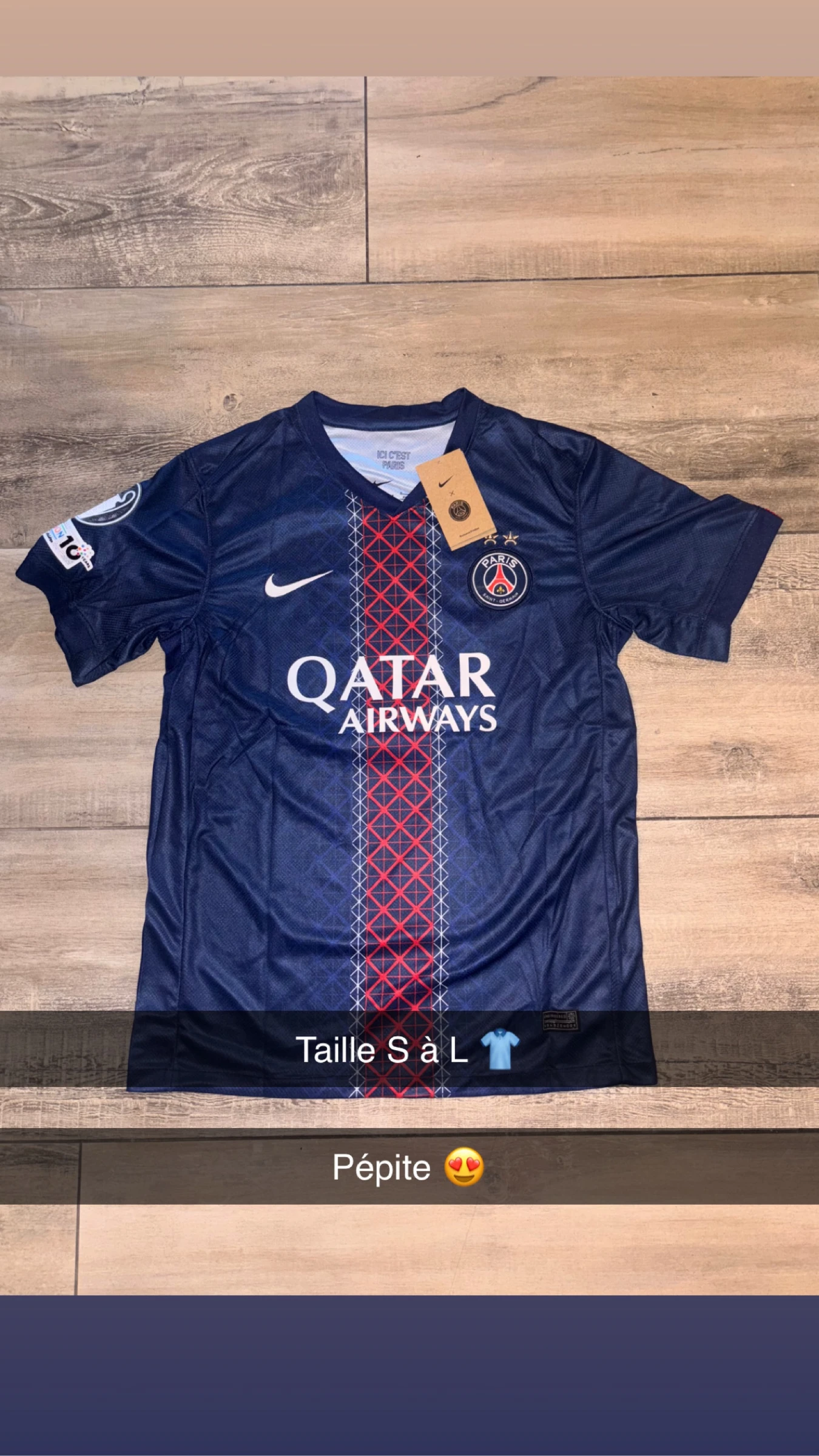 Maillot psg 2 étoiles ⭐️⭐️